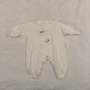 💗6MOS Girls Floral Onesie